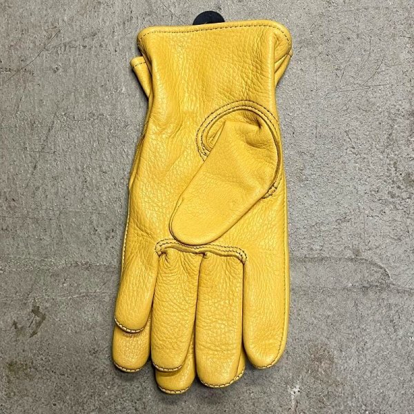 画像2: CHURCHILL GLOVE（チャーチルグローブ）DEERHIDE GLOVE / GOLD(ディアハイド・グローブ/ゴールド）