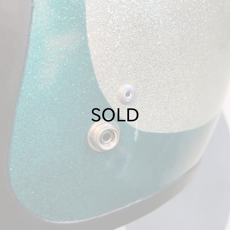 画像8: Vintage Helmet（ビンテージヘルメット）SHOEI DS D-3 1966年代 ラメ・フレーク 表記Mサイズ 対応58〜60cm【内装リペア済み】 (8)