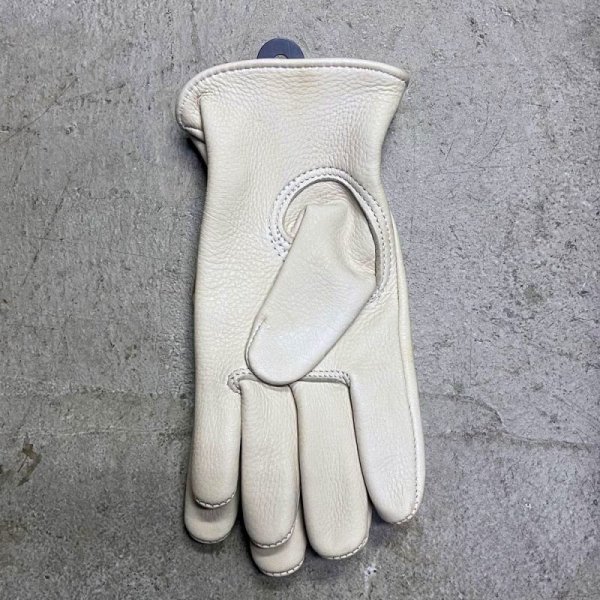 画像2: CHURCHILL GLOVE（チャーチルグローブ）DEERHIDE GLOVE / CREAM(ディアハイド・グローブ/クリーム）