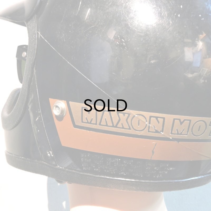 画像9: Vintage Helmet（ビンテージヘルメット）MAXON MOTO 純正バイザー付き M対応57〜58cm【内装リペア済み】 (9)