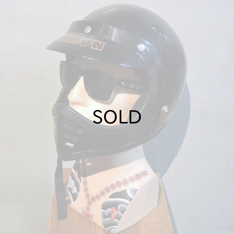 画像2: Vintage Helmet（ビンテージヘルメット）MAXON MOTO 純正バイザー付き M対応57〜58cm【内装リペア済み】 (2)