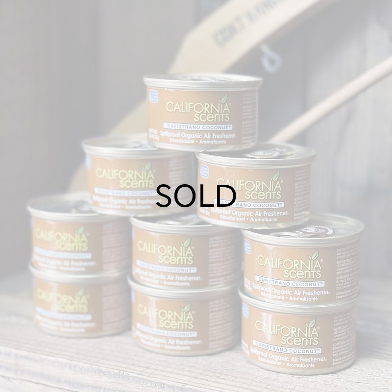画像1: California scents（カリフォルニアセンツ）スピルプルーフ・オーガニック・エアフレッシャー（ココナッツ） (1)