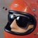 画像10: Vintage Helmet（ビンテージヘルメット）純正シールド付き BELL STAR オレンジ L対応58〜60cm【内装リペア済み】