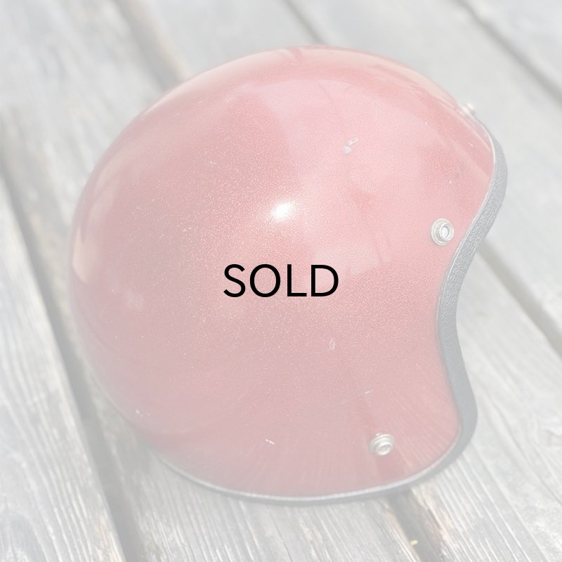 画像2: Vintage Helmet（ビンテージヘルメット）68〜70s AMA GLOUP1 レッドフレーク L対応58cm相当【内装リペア済み】 (2)