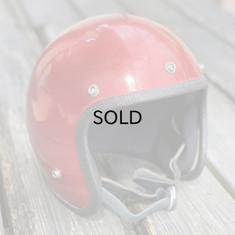 画像4: Vintage Helmet（ビンテージヘルメット）68〜70s AMA GLOUP1 レッドフレーク L対応58cm相当【内装リペア済み】 (4)