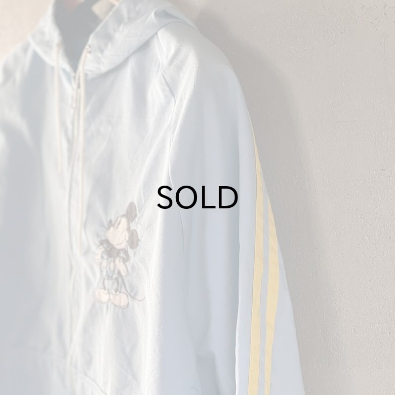 画像3: 【Vintage】Disney Official(ディズニーオフィシャル) ミッキー刺繍ジップパーカー/表記ウィメンズL (3)