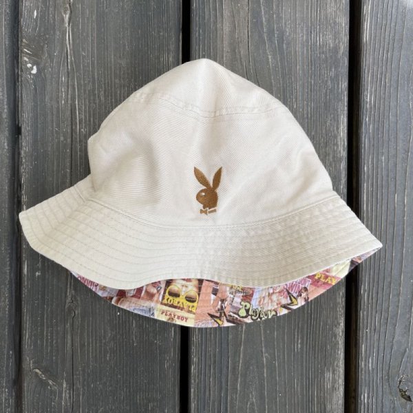 画像1: 【Vintage】PLAYBOY リバーシブル・バケットハット2