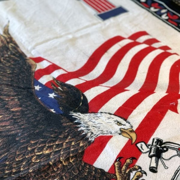 画像4: 70s Harley-Davidson Vintage Tapestry/Blanket.