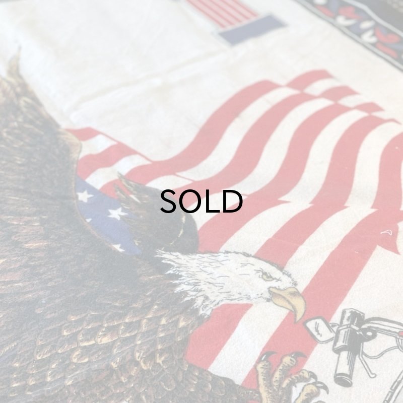 画像4: 70s Harley-Davidson Vintage Tapestry/Blanket. (4)