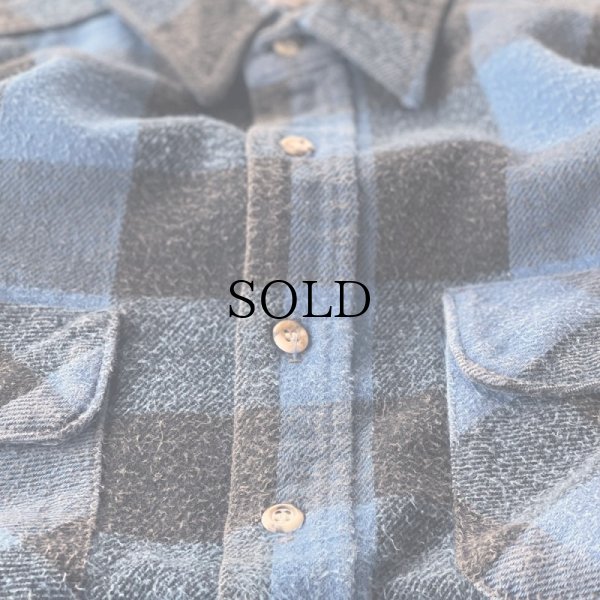 画像4: 【Vintage/Used】70-80s FIVE BROTHER フランネルシャツ ブルー/メンズM相当 MADE IN USA