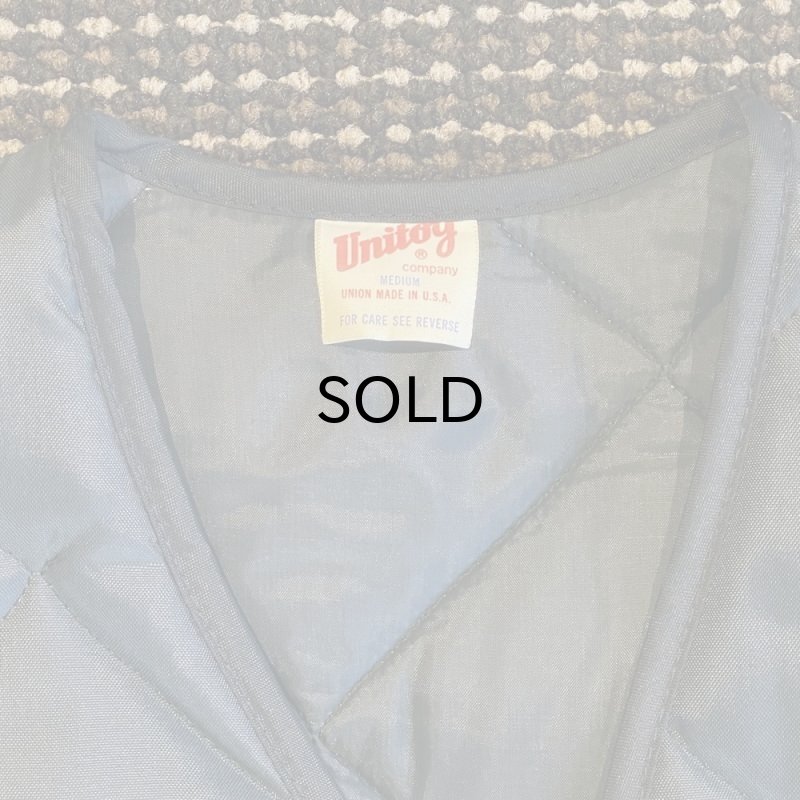 画像4: 【Vintage/Used】70s Unitog NYLON WORK VEST（ユニトグ・ナイロンワークベスト）/表記M（M) (4)