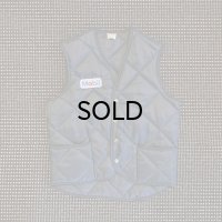 【Vintage/Used】70s Unitog NYLON WORK VEST（ユニトグ・ナイロンワークベスト）/表記M（M)