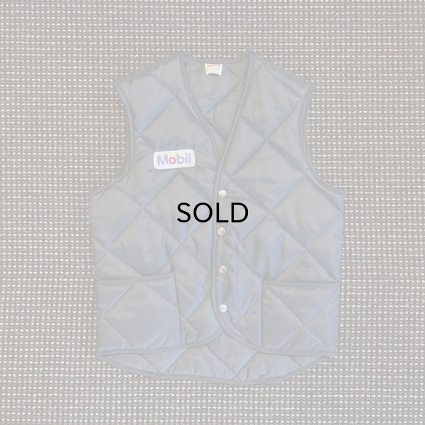 画像1: 【Vintage/Used】70s Unitog NYLON WORK VEST（ユニトグ・ナイロンワークベスト）/表記M（M)