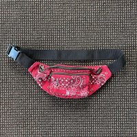 【BrandNew】Remake Paisley Bandana Body Bag/Red （リメイク・ペイズリー柄バンダナ・ボディバッグ・レッド）