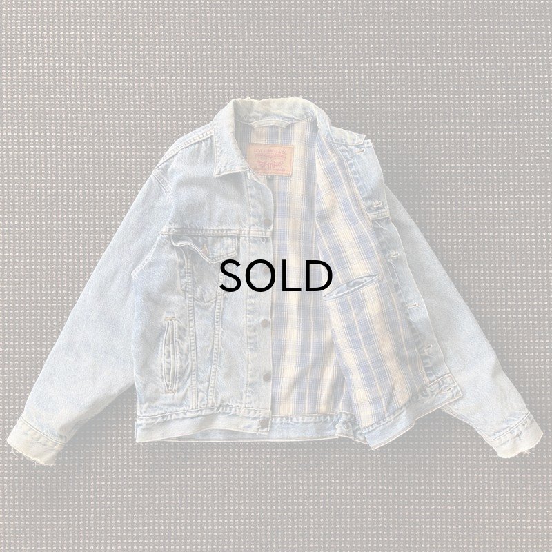 画像1: 96年 Levi's（リーバイス ）70699 ライニング・フランネル・デニムジャケット Made in USA/サイズ表記S (1)