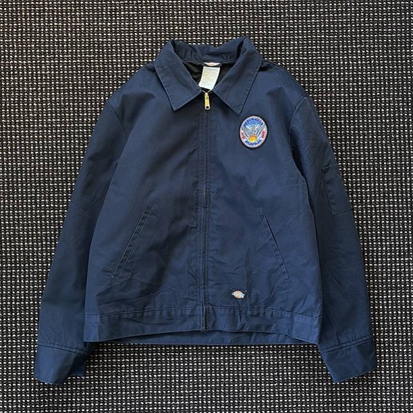 画像1: Dickies（ディッキーズ ）09年黒タグワークジャケット・キルティングライニング/サイズ表記L