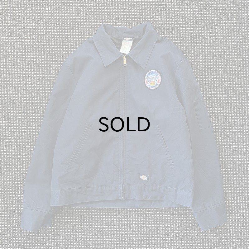 画像1: Dickies（ディッキーズ ）09年黒タグワークジャケット・キルティングライニング/サイズ表記L (1)