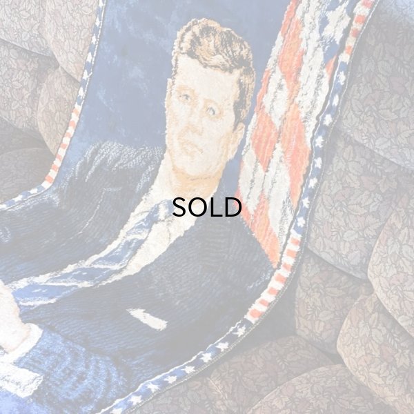 画像2: 【Vintage/Used】60s JFK ビンテージ・タペストリーラグ