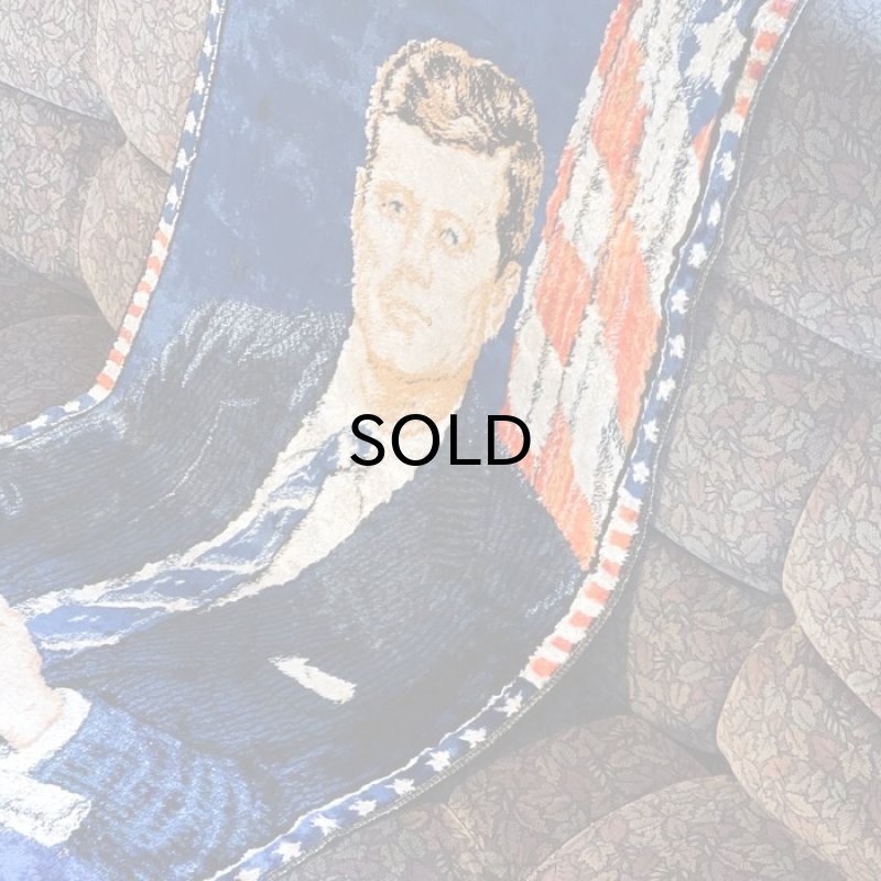 画像2: 【Vintage/Used】60s JFK ビンテージ・タペストリーラグ (2)