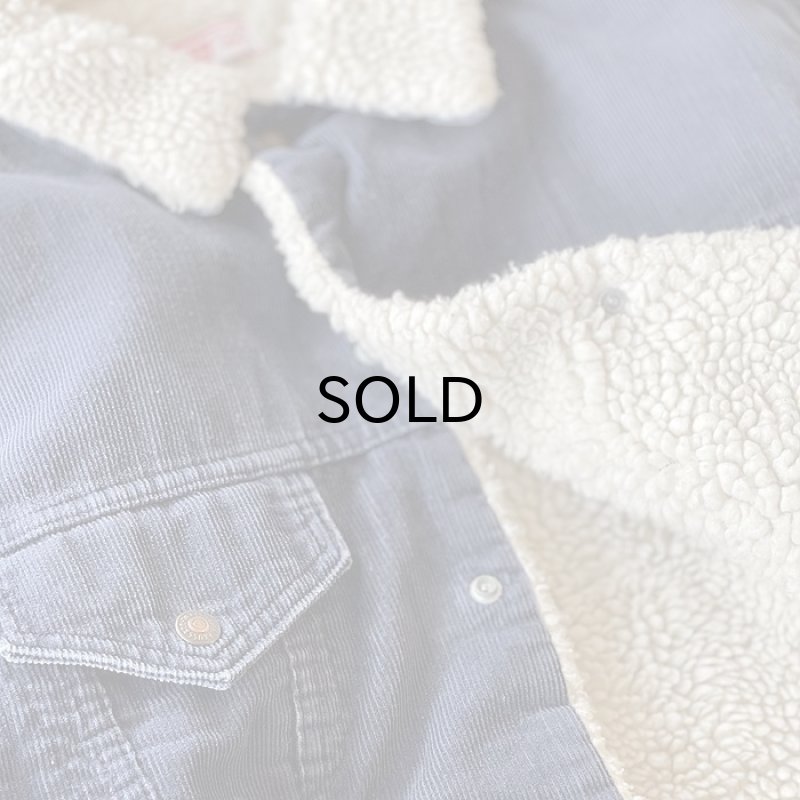 画像4: 70-80s Levi's コーデュロイ・ボア・ジャケット/サイズ表記46(XXL程度） (4)