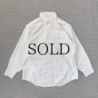 Vintage 70s L.L.Bean（LLビーン） ウィンドウペン・BDシャツ/Made in USA 表記XL