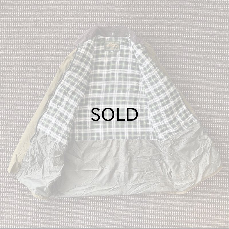 画像3: 【Vinatage/Used】メイドインイングランド・オイルドコットン・ビュフォードタイプ・ジャケット/表記XL (3)