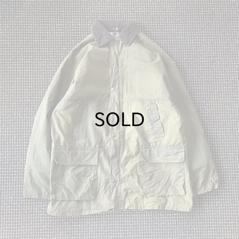 画像1: 【Vinatage/Used】メイドインイングランド・オイルドコットン・ビュフォードタイプ・ジャケット/表記XL (1)