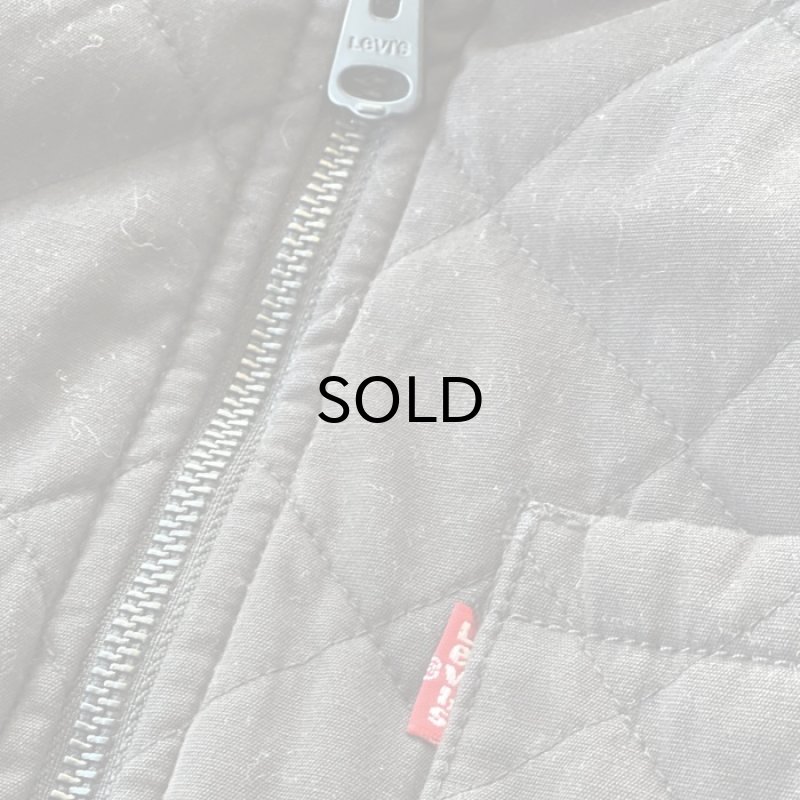 画像5: 【Vinatage/Used】Levi's(リーバイス )海外規格コットンキャンバス・ダイヤモンドキルト・ハンティングジャケット表記L (5)