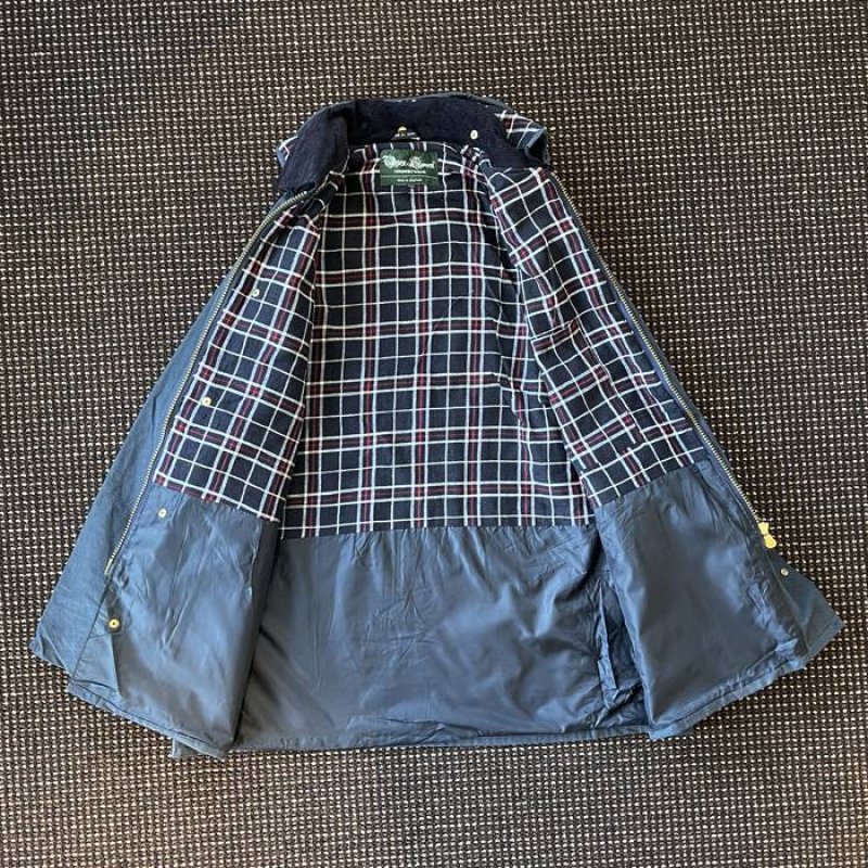 画像3: 【Vinatage/Used】Made in UK ワックスコットン・ビュフォードタイプジャケット w/フーディー/表記3XL (3)