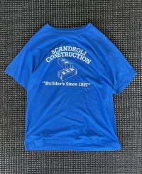 【Vintage/USED】80年代 Hanes （ヘインズ） ショートスリーブ・Tシャツ "SCANDROLI CONSTRUCTION" サイズL MADE IN USA.