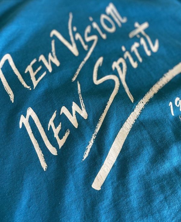 画像3: 【Vintage/USED】80年代 Hanes （ヘインズ） ショートスリーブ・Tシャツ "New Vision New Spirits" サイズXL MADE IN USA.