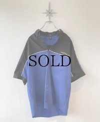USED GOODYEAR （グッドイヤー） S/Sワークシャツ 表記M/実寸L〜XL