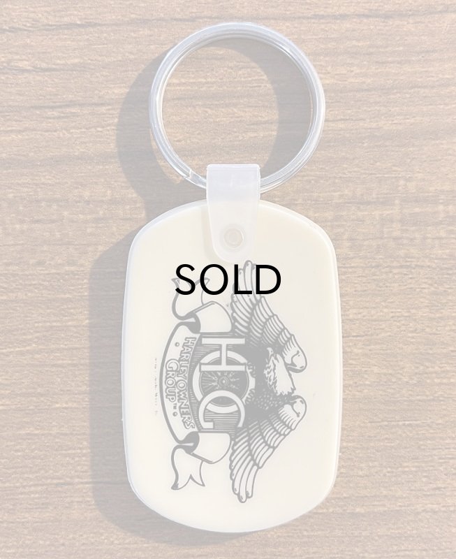 画像1: 【Vintage/Used】ビンテージ・ハーレー・オーナーズ・グループ（HOG)・ラバー・キーホルダー (1)