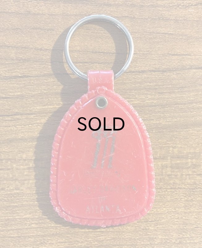 画像1: 【Vintage/Used】ビンテージ・ハーレーダビッドソン・ディーラー・プラスチック・キーホルダー (1)