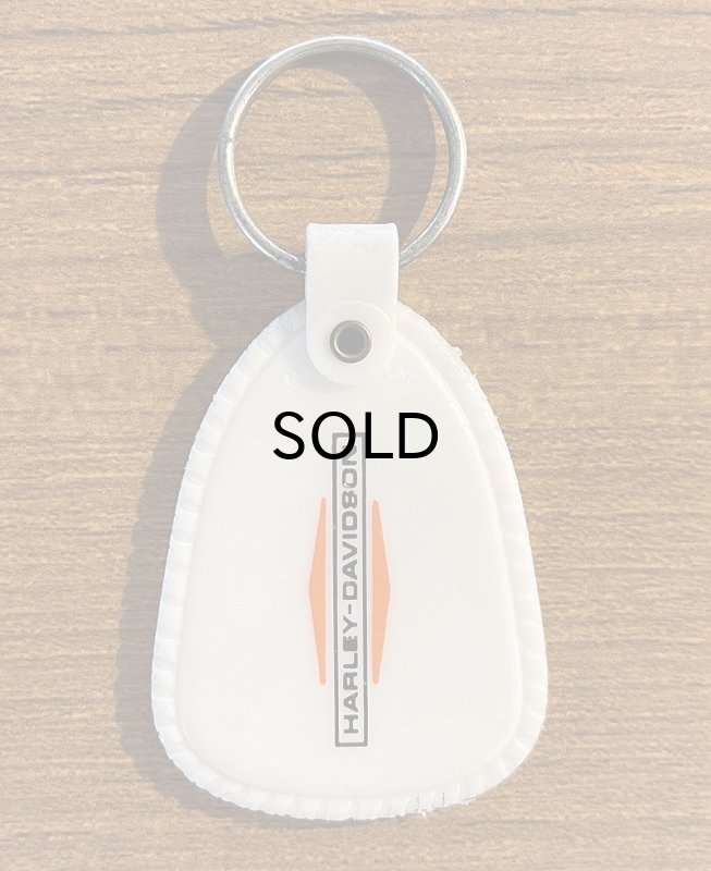 画像1: 【Vintage/Used】ビンテージ・ハーレーダビッドソン・ディーラー・プラスチック・キーホルダー (1)