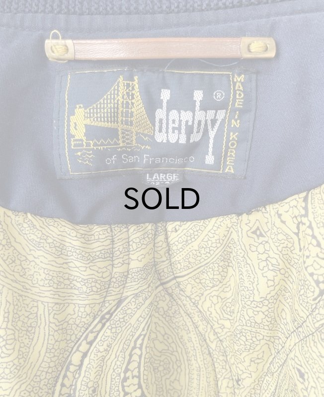 画像4: 【Vintage/USED】70-80年代 Dorby Of San Francisco（ダービーオブサンフランシスコ）クラッシック・ダービージャケット・ネイビー/表記42(L) (4)