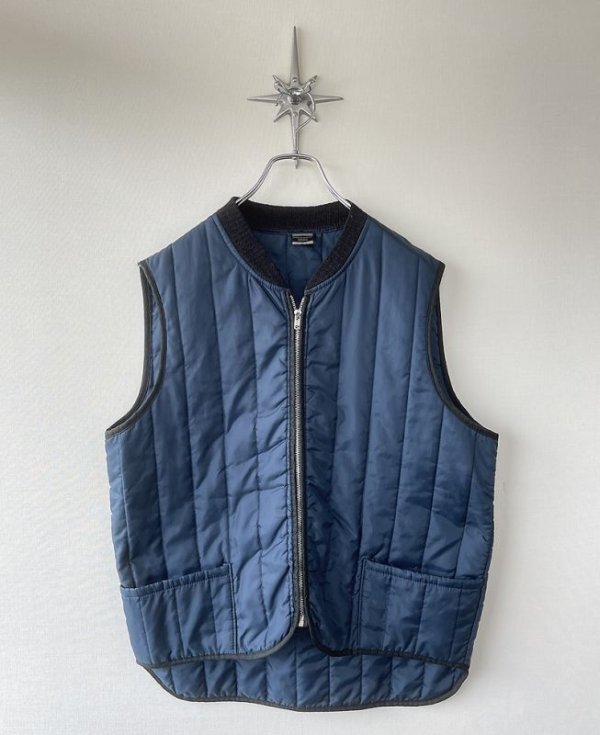 画像1: 【Vintage/Used】70s Sears（シアーズ） NYLON WORK VEST（ナイロンワークベスト）/L相当