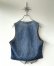 画像2: 【Vintage/Used】70s Levi's（リーバイス ） 60505 デニムベスト・オレンジタブ・スモールe /表記ミディアム Made in USA. (2)