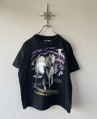 【Vintage/USED】ZIP-it LONDON （ジップイット・ロンドン ） ショートスリーブ・Tシャツ ・USサンダー・ホース 表記サイズ12/14