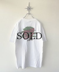【USED】SantaCruz(サンタクルーズ）S/S ロゴ・ T-シャツ・ホワイト