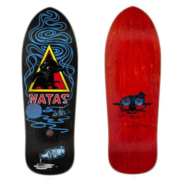 画像1: SANTA CRUZ(サンタクルーズ) スケボーデッキ・Natas Kitten Reissue 9.89in x 29.82in