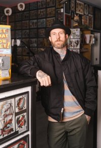 【再販分受付開始】Dorby Of San Francisco（ダービーオブサンフランシスコ）クラッシック・ダービージャケット/ブラック（現金振り込みによる前払いのみ）