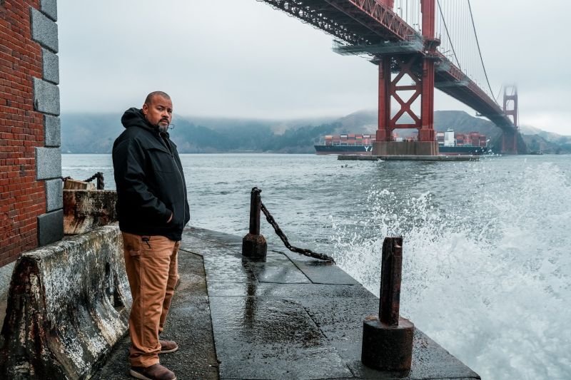 画像5: ダービーオブサンフランシスコ 310クラッシック・ダービージャケット・フーディー（アウトドアモデル）/ブラックゴールド (5)