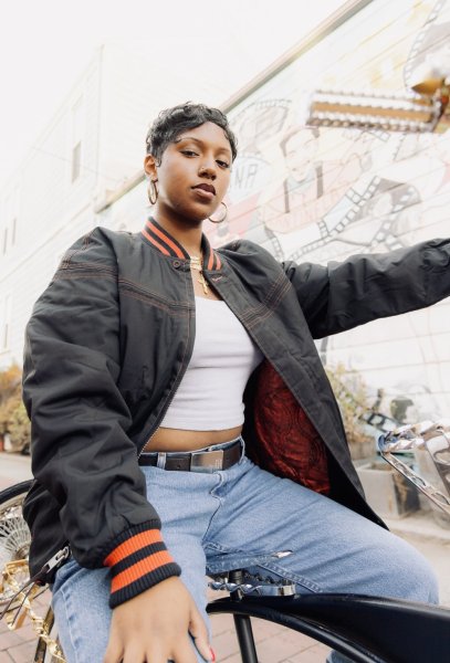 画像1: ダービーオブサンフランシスコ　300クラッシック・ダービージャケット/ブラックレッド×オレンジステッチ (1)