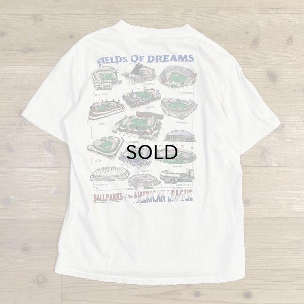 画像1: Vintage/Used 93s Ballparks of the American League S/S T-shirt (Single stitch)