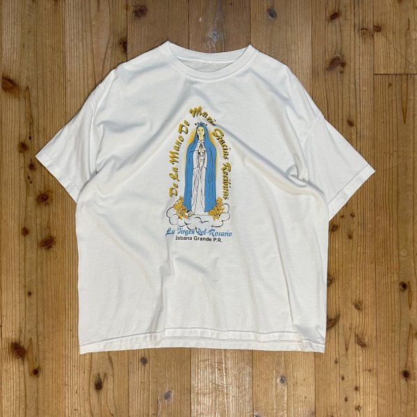 画像1: Vintage/Used 90s La Virgen Del  Rosario T-shirt