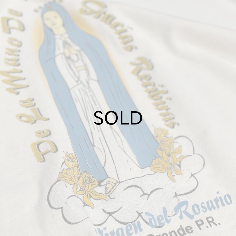 画像2: Vintage/Used 90s La Virgen Del  Rosario T-shirt (2)