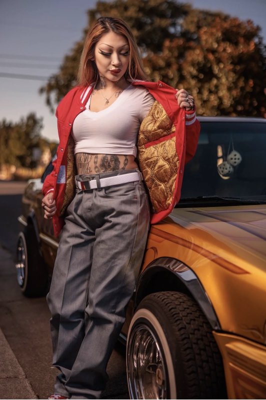 画像2: ダービーオブサンフランシスコ・308スタイル・ダービージャケット/レッドゴールド (2)