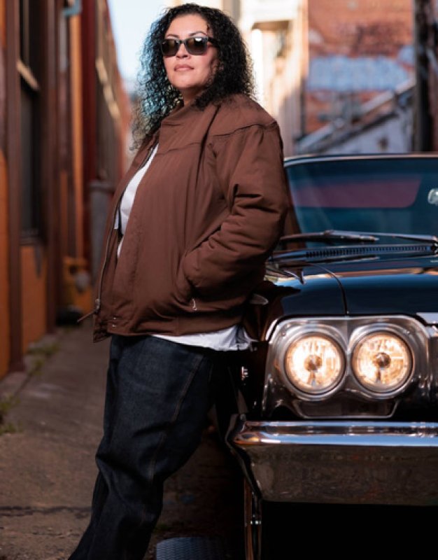 画像5: ダービーオブサンフランシスコ 300クラッシック・ダービージャケット/ビンテージ ブラウン・ゴールド (5)