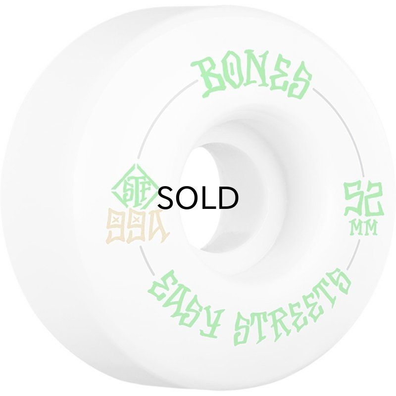 画像2: BONES WHEELS (ボーンズ・ウィール) STF イージーストリート・スケートボードウィール・V1 99A 4PK (2)